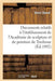 Documents Relatifs � l''�tablissement de l''Acad�mie de Sculpture Et de Peinture de Toulouse - Agenda Bookshop