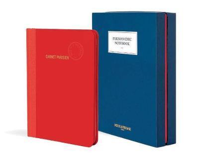 Parisian Chic Notebook (red, large) - Agenda Bookshop