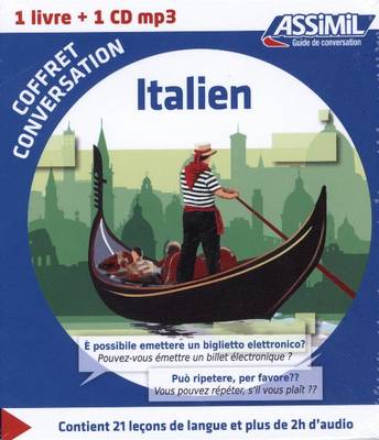 Coffret conversation Italien (guide + 1 CD) - Agenda Bookshop