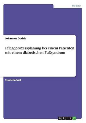 Pflegeprozessplanung bei einem Patienten mit einem diabetischen Fusssyndrom - Agenda Bookshop