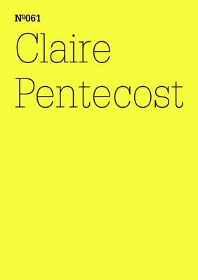 Claire Pentecost: Notizen aus dem Untergrund - Agenda Bookshop