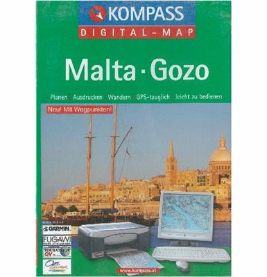 MAP MALTA&GOZO DIGITAL - MAIRS KOMPASS - Agenda Bookshop