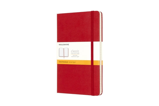 Moleskine Large Ruled Notebook Red - Agenda Bookshop