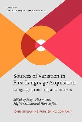 Sources of Variation in First Language Acquisition: Languages, contexts, and learners - Agenda Bookshop