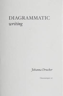 Diagrammatic Writing - Agenda Bookshop