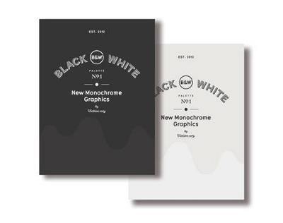 Palette 01: Black & White: New Monochrome Graphics - Agenda Bookshop