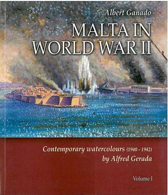 Malta in World War II - Watercolours - Agenda Bookshop