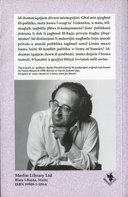 Mid-Djarju ta’ Sara back cover