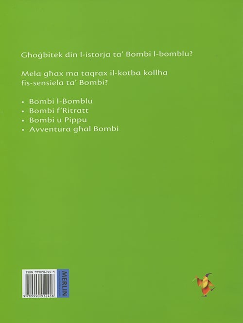 Bombi l-Bomblu back cover