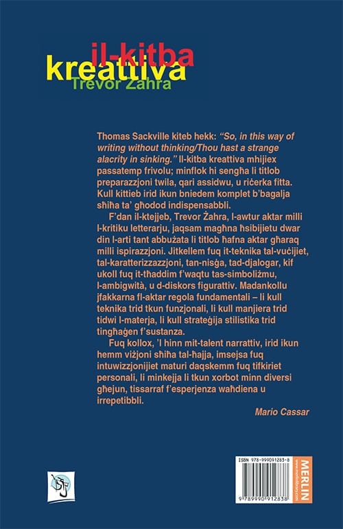 Il-Kitba Kreattiva back cover