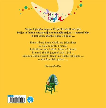 Ġakki l-Pirata back cover