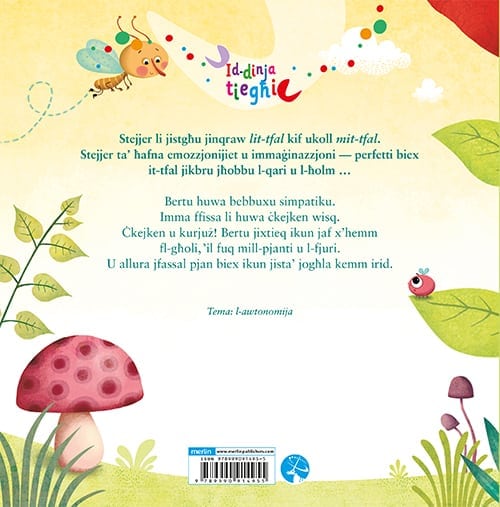 Bertu l-Bebbuxu Supereroj back cover
