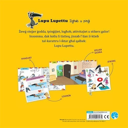 Lupu Lupettu Ilgħab u Pinġi - Agenda Bookshop