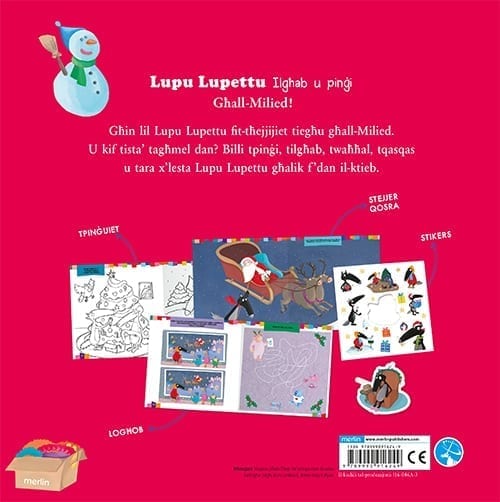 Lupu Lupettu Ilgħab u Pinġi: Għall-Milied! - Agenda Bookshop