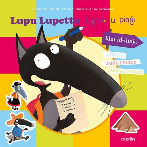 Lupu Lupettu Ilgħab u Pinġi: Idur id-Dinja - Agenda Bookshop