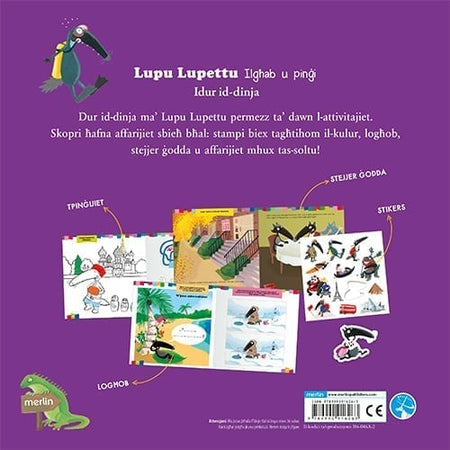 Lupu Lupettu Ilgħab u Pinġi: Idur id-Dinja - Agenda Bookshop