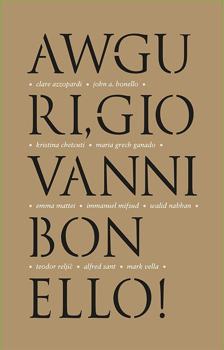 Awguri, Giovanni Bonello!