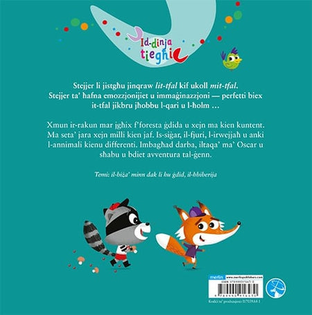 Xmun ir-rakun għandu dar ġdida back cover