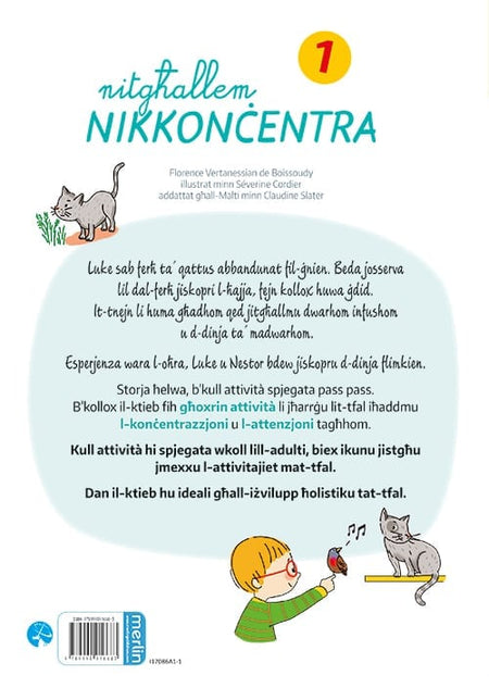 Nitgħallem Nikkonċentra 1 back cover