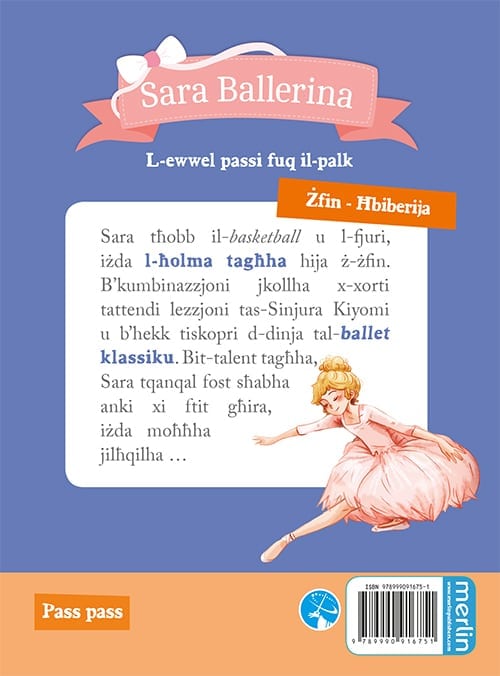 Sara Ballerina: L-ewwel passi fuq il-palk (Livell 2) - Agenda Bookshop