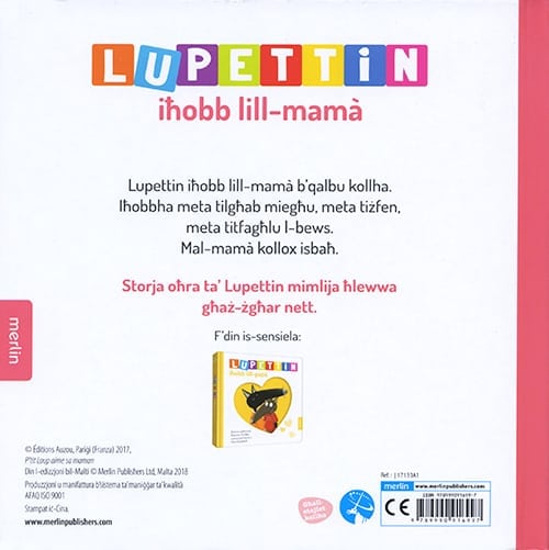 Lupettin iħobb lill-mamà - Agenda Bookshop