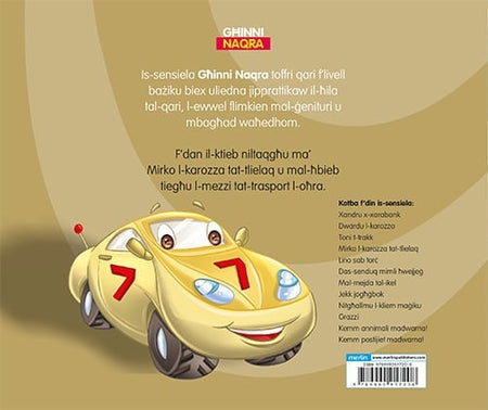 Mirko l-karozza tat-tlielaq (Għinni Naqra) back cover