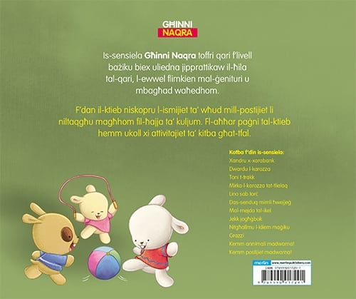 Kemm postijiet madwarna! (Għinni Naqra) back cover