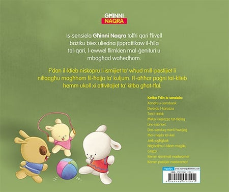 Kemm postijiet madwarna! (Għinni Naqra) back cover
