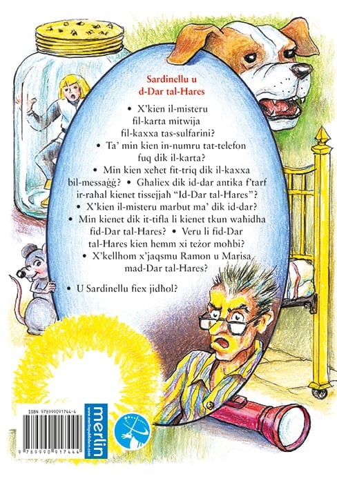 Sardinellu u d-Dar tal-Ħares back cover