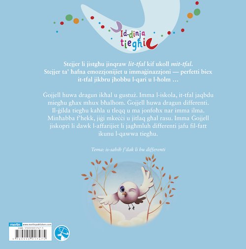 Ġojjell id-dragun li jonfoħ l-ilma back cover