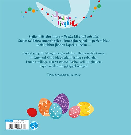 Paskal u t-tellieqa għall-bajd tal-Għid back cover