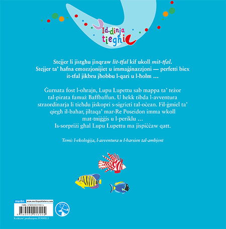 Lupu Lupettu joħlom bl-oċean back cover