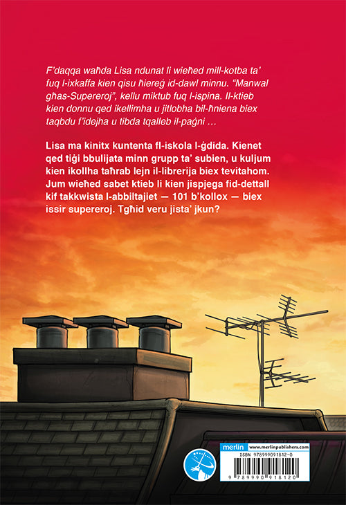 Kif Issir Supereroj back cover