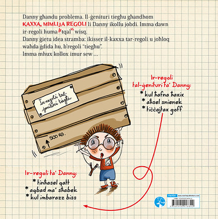Ir-Regoli ta’ Danny back cover
