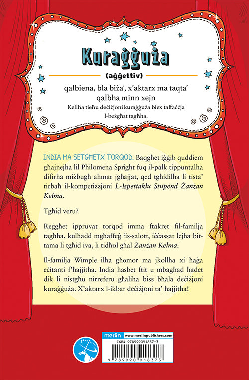 L-Ispettaklu Stupend Żanżan Kelma back cover