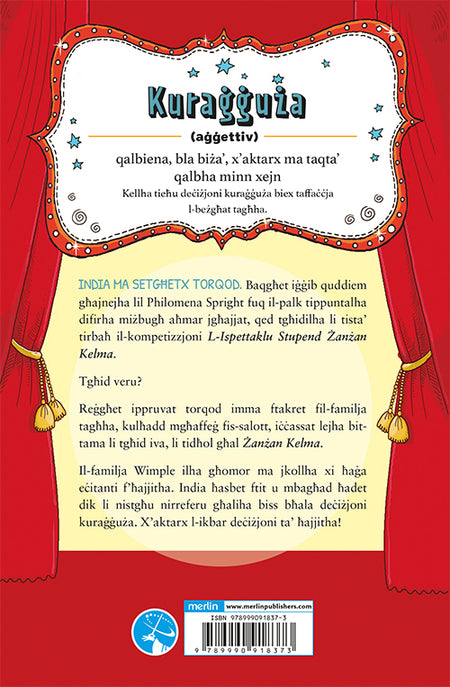 L-Ispettaklu Stupend Żanżan Kelma back cover