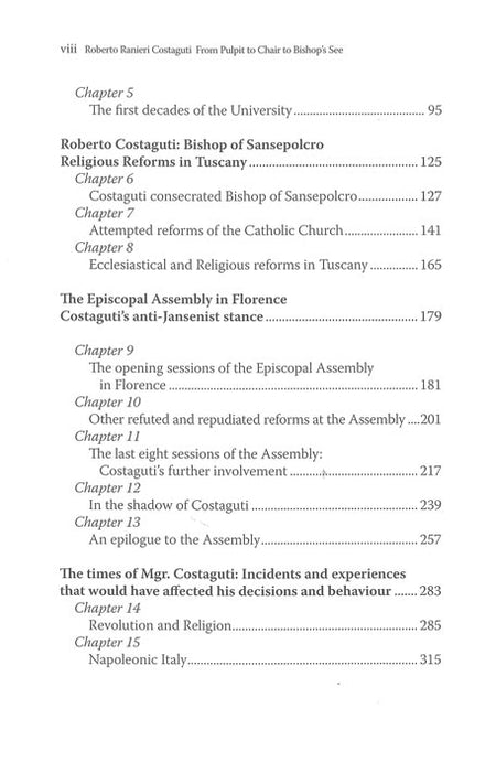 Roberto Ranieri Costaguti  From Pulpit to Chair to Bishop's See - Agenda Bookshop