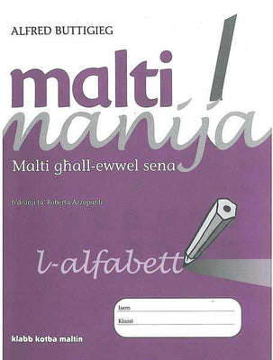 Malti Manija 1: L-Alfabett - Agenda Bookshop