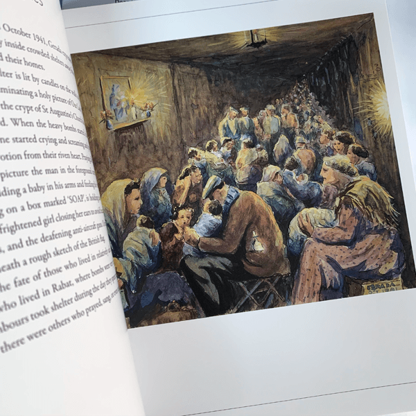 Malta in World War II (Wartime Drawings by Alf Gerada) - Agenda Bookshop