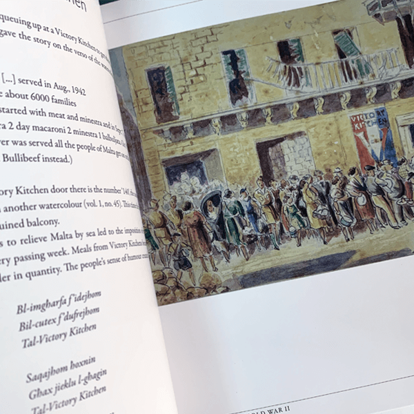 Malta in World War II (Wartime Drawings by Alf Gerada) - Agenda Bookshop