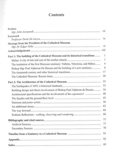 The Cathedral Museum of Mdina  A Monumental Complex of Maltese Baroque Splendour - Agenda Bookshop