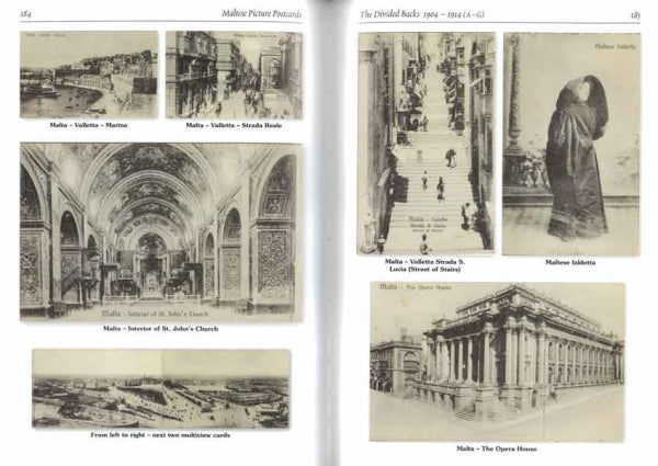 Maltese Picture Postcards The Definitive Catalgoue  The Definitive Catalogue - Volume 2: The Divided Backs 1904-1914 (A-G) - Agenda Bookshop