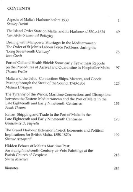 The Port of Malta - Agenda Bookshop