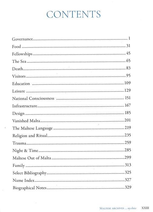 Maltese Archives… my choice - Agenda Bookshop