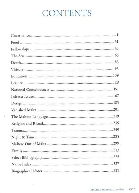 Maltese Archives… my choice - Agenda Bookshop
