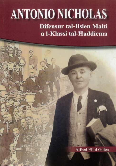 Antonio Nicholas - 
Difensur tal-Ilsien Malti u l-Klassi tal-Ħaddiema - Agenda Bookshop