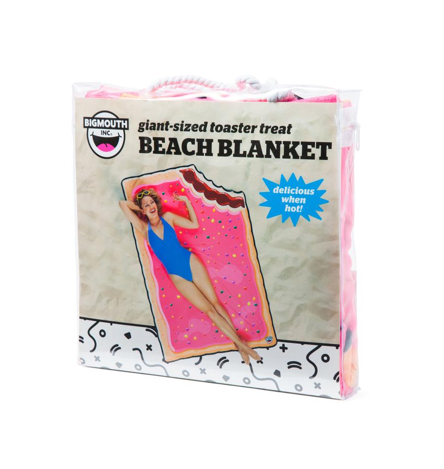 Giant Toaster Tart Beach Blanket - Agenda Bookshop