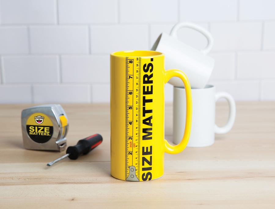 The Size Matters Coffee Mug - Agenda Bookshop