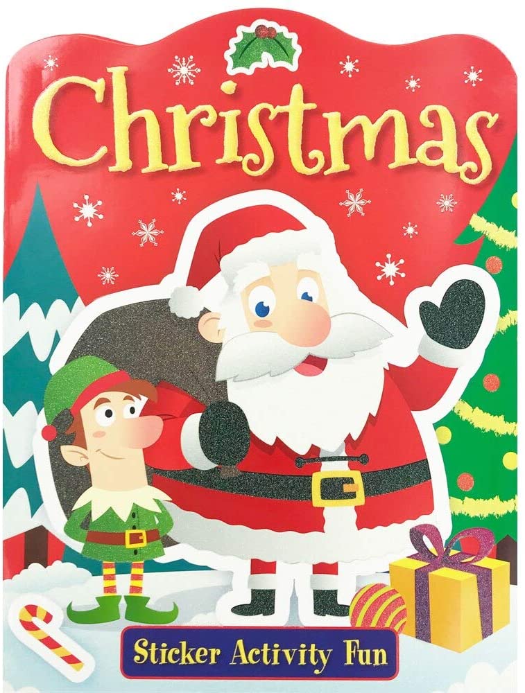 Brown Watson Christmas Festive Sticker Activity Book 1 - Agenda Bookshop