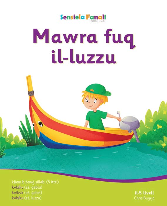 Mawra fuq il-luzzu Sensiela Fanali Ħodor Ċari Il-Ħames Livell - Agenda Bookshop